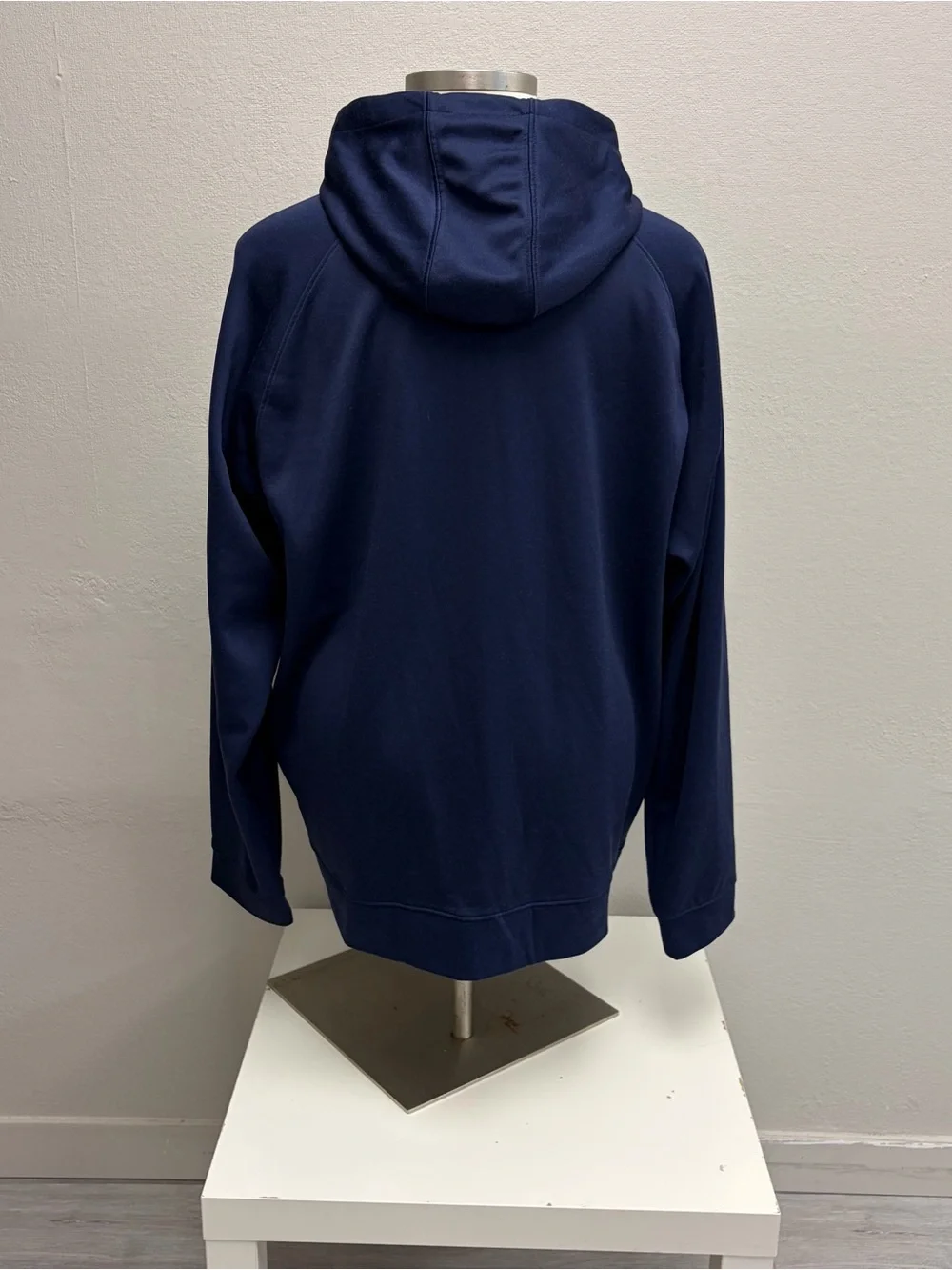 New Balance Navy Full-Zip Hooded Sweatshirt